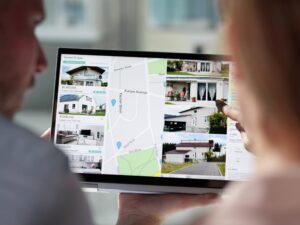 Home buyers looking at houses online out of state